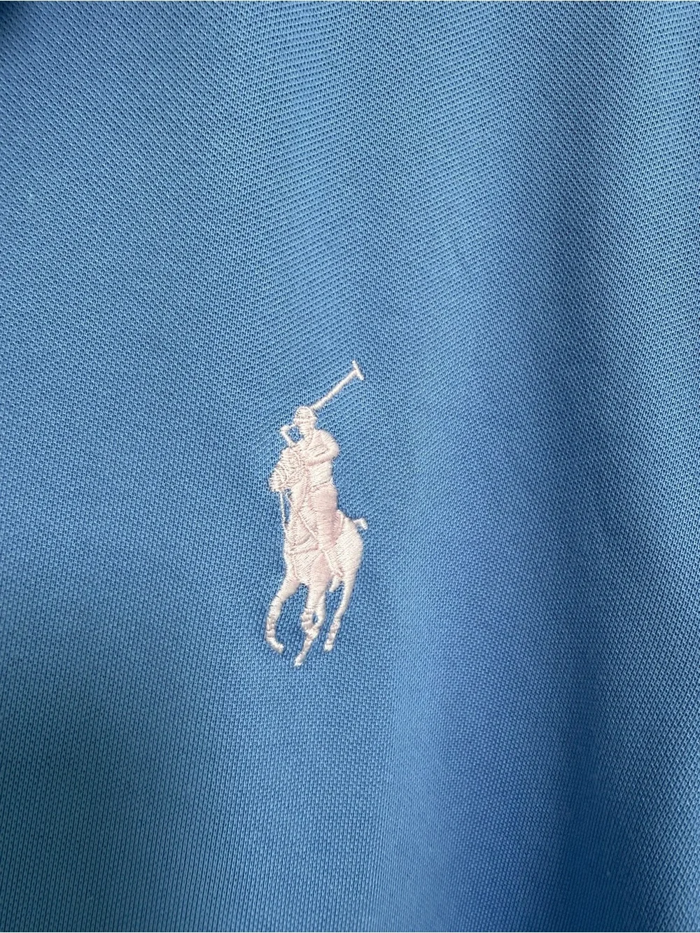 Polo Golf by Ralph Lauren Men's Blue Short-Sleeve Golf Polo Shirt
